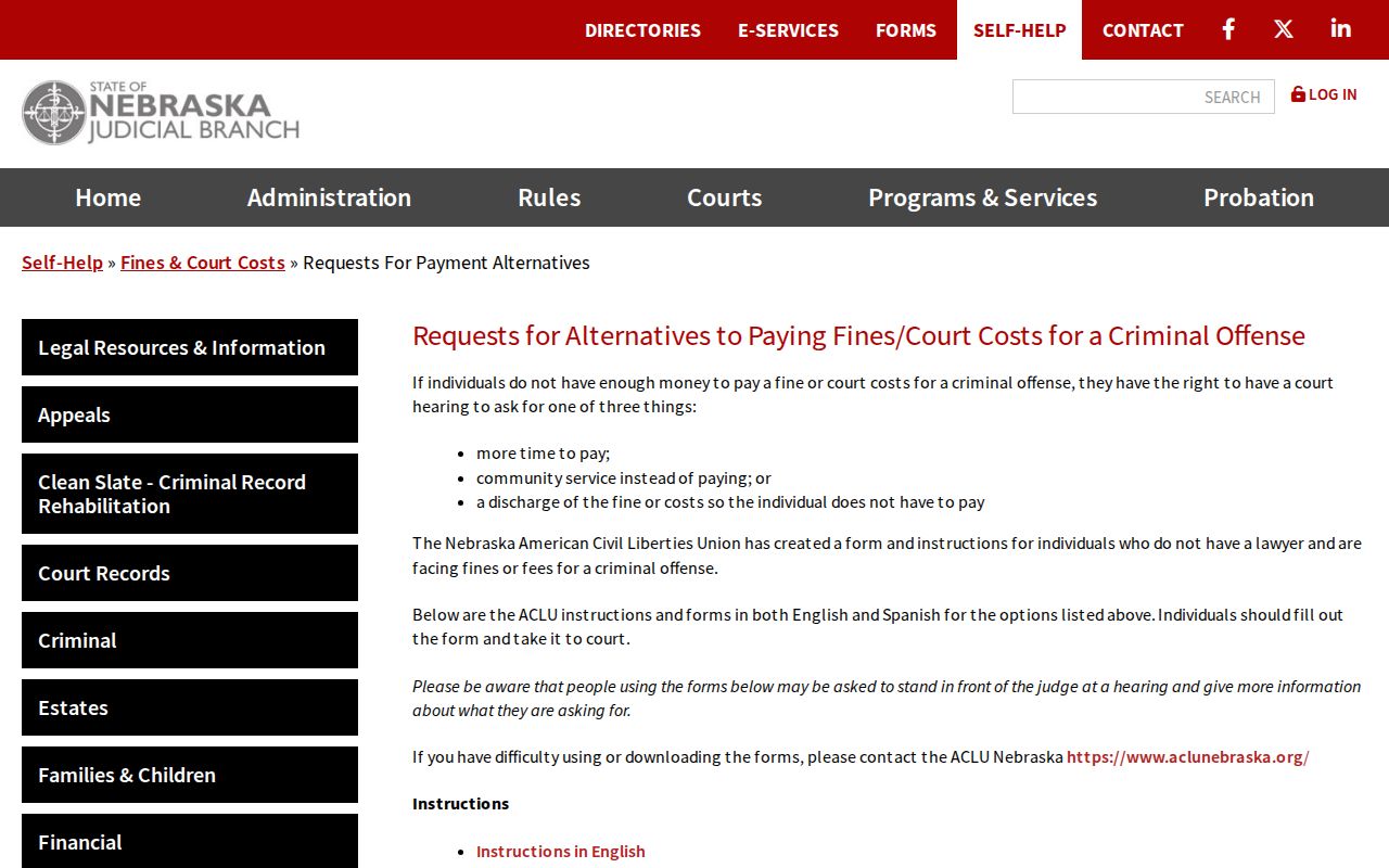 Clay County traffic warrant payment alternatives reference