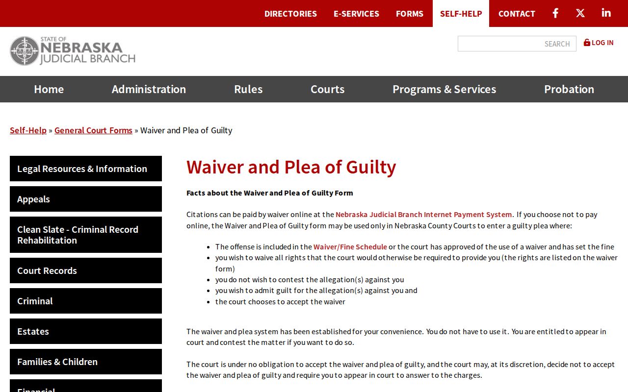 Clay County traffic warrant waiver form reference